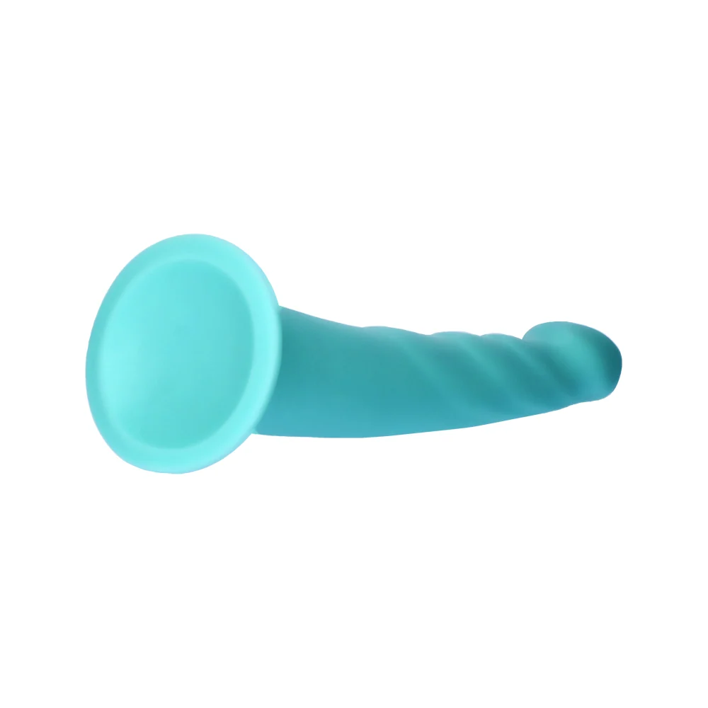 Dillio Platinum Slim Seven Silicone Dildo with Suction Cup
