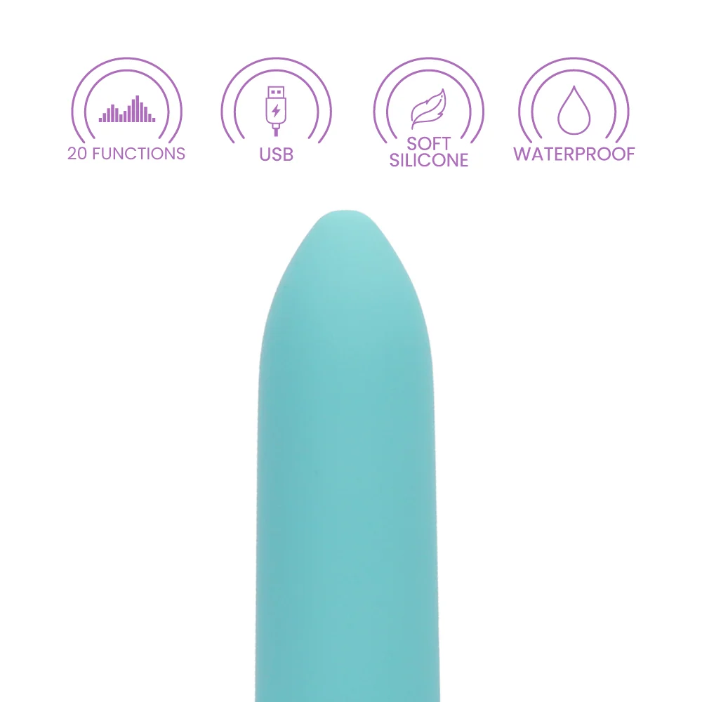 Sensuelle Point Bullet Vibrator with 20 Vibration Settings