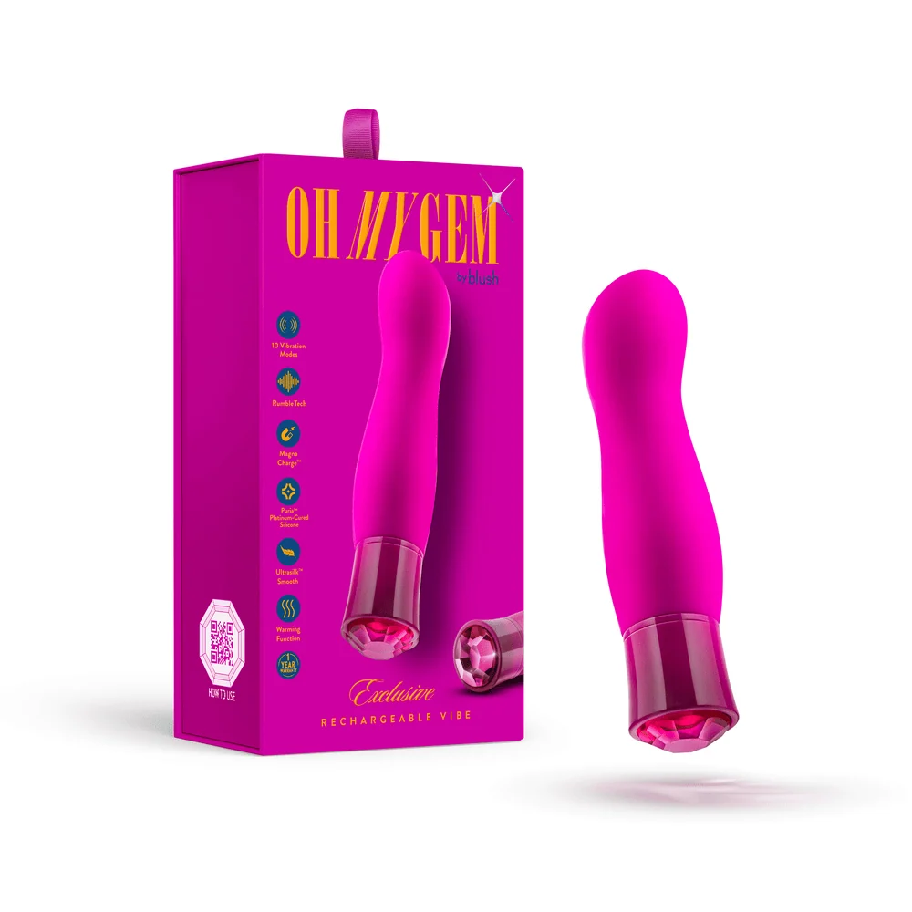 Blush Oh My Gem Exclusive Tourmaline Bullet Vibrator with Warming Tip