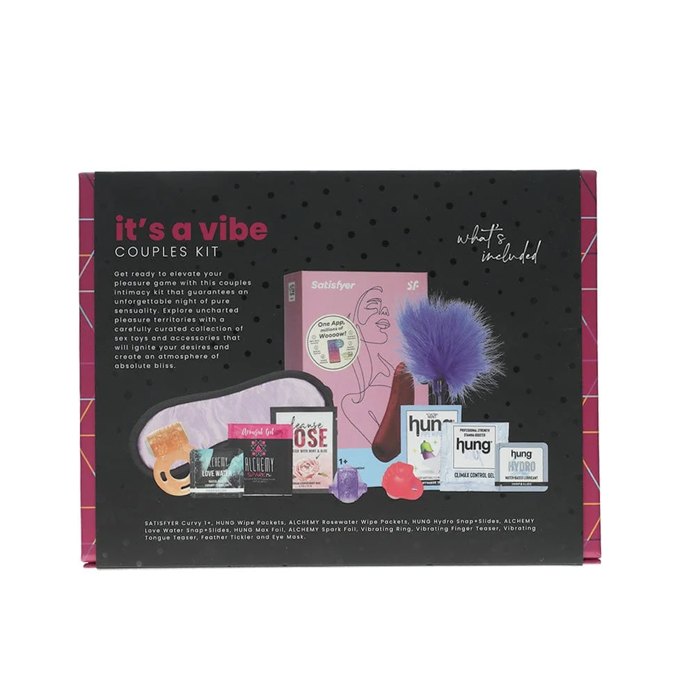 It's A Vibe 情侣卧室玩乐套装含震动器与润滑液
