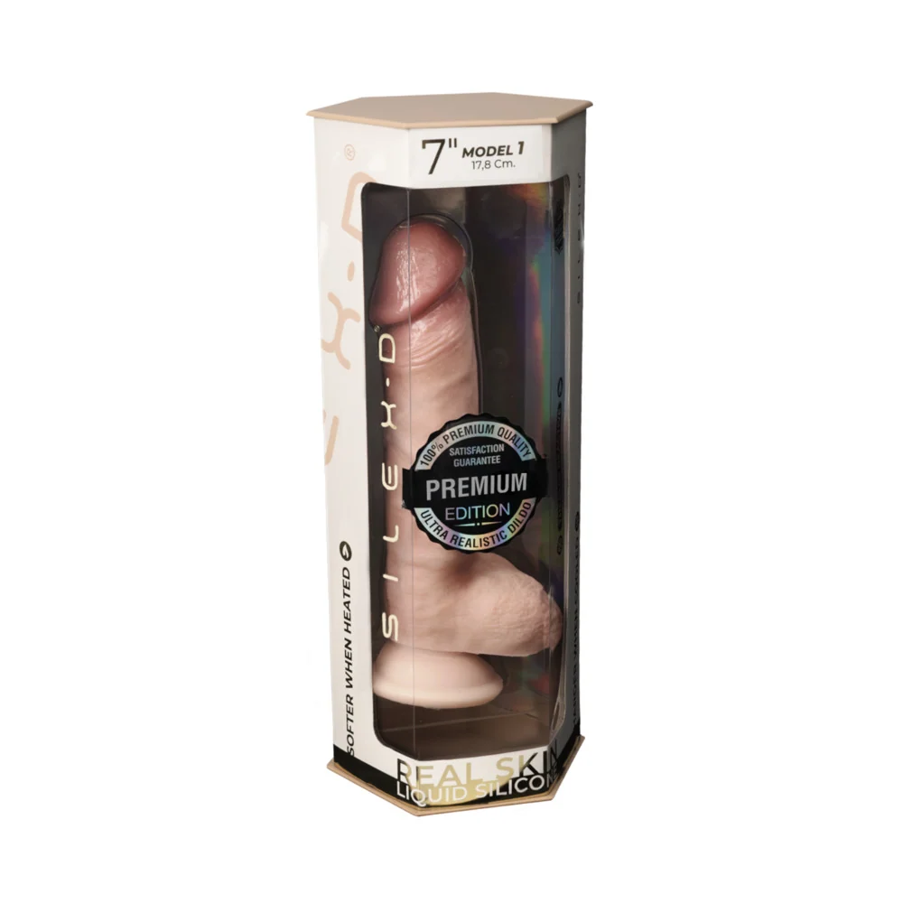Silex-D Premium Real Skin Model 1 Thermoreactive Silicone Dildo