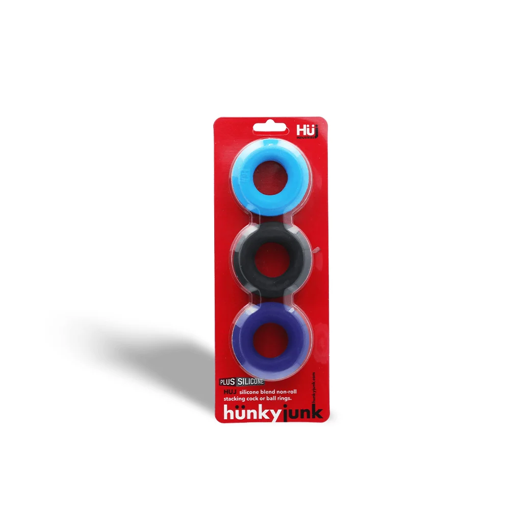 Hunky Junk HUJ3 Rings 3-Pack for Frequent C-Ring Wear