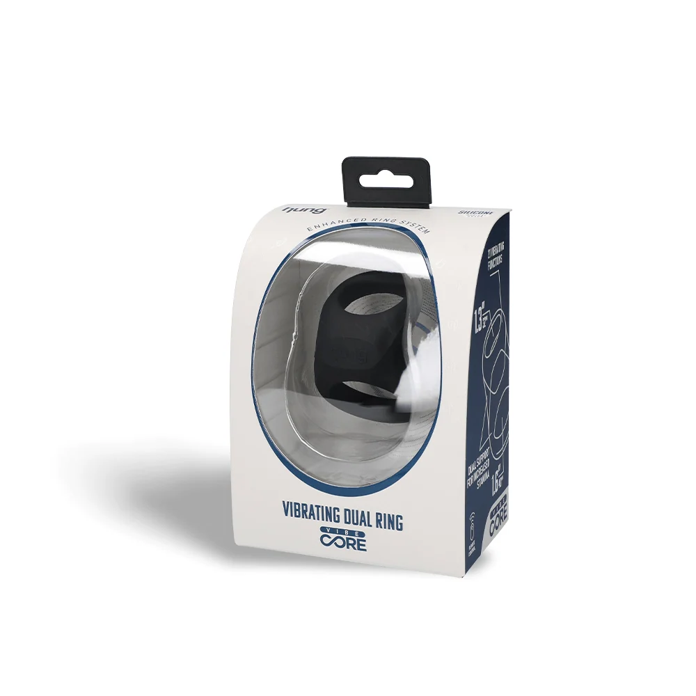 Hung Vibrating Dual Ring for Couples with Remote