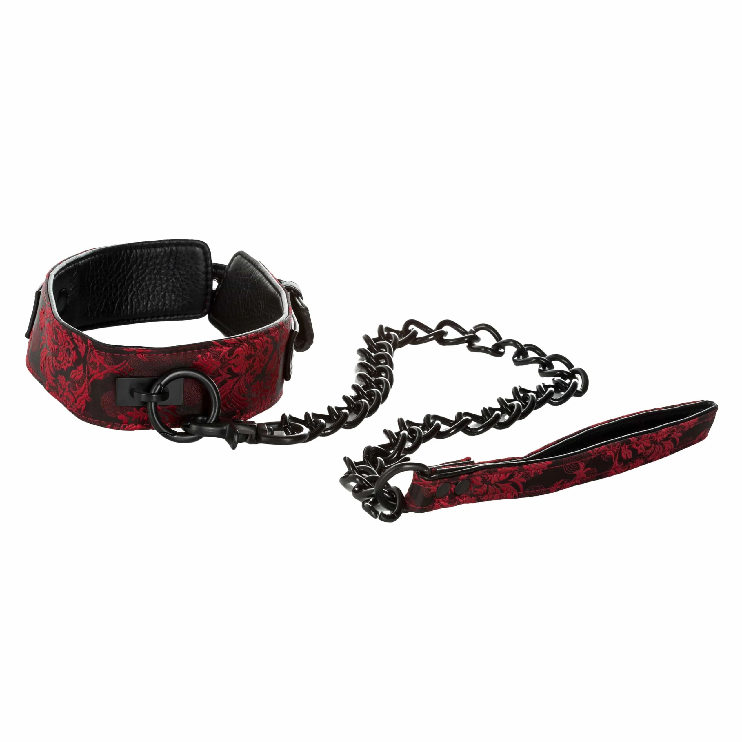 Scandal Collar with Leash for Restraint and Fetish Play