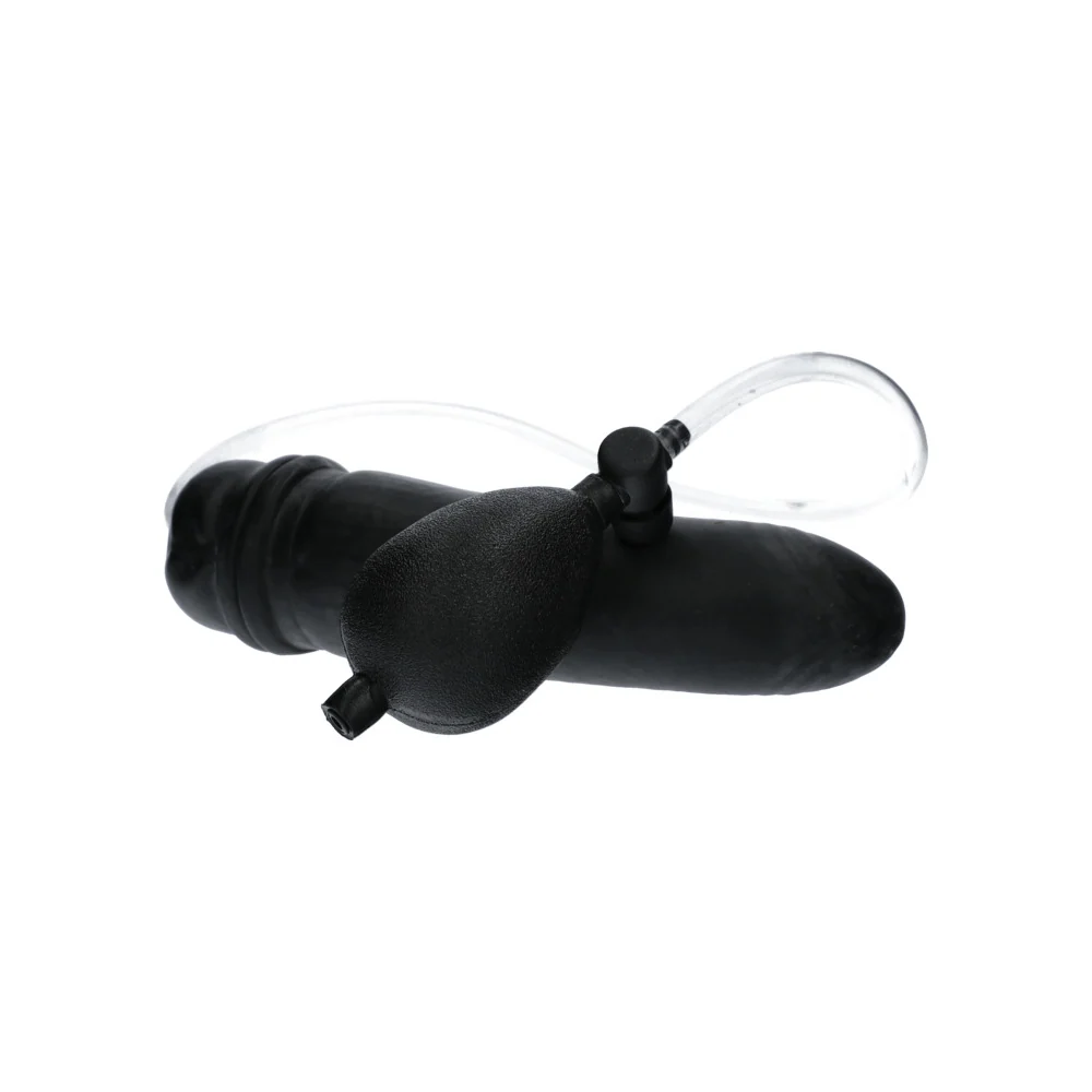 COLT® Hefty Probe™ Inflatable Butt Plug in Black Latex