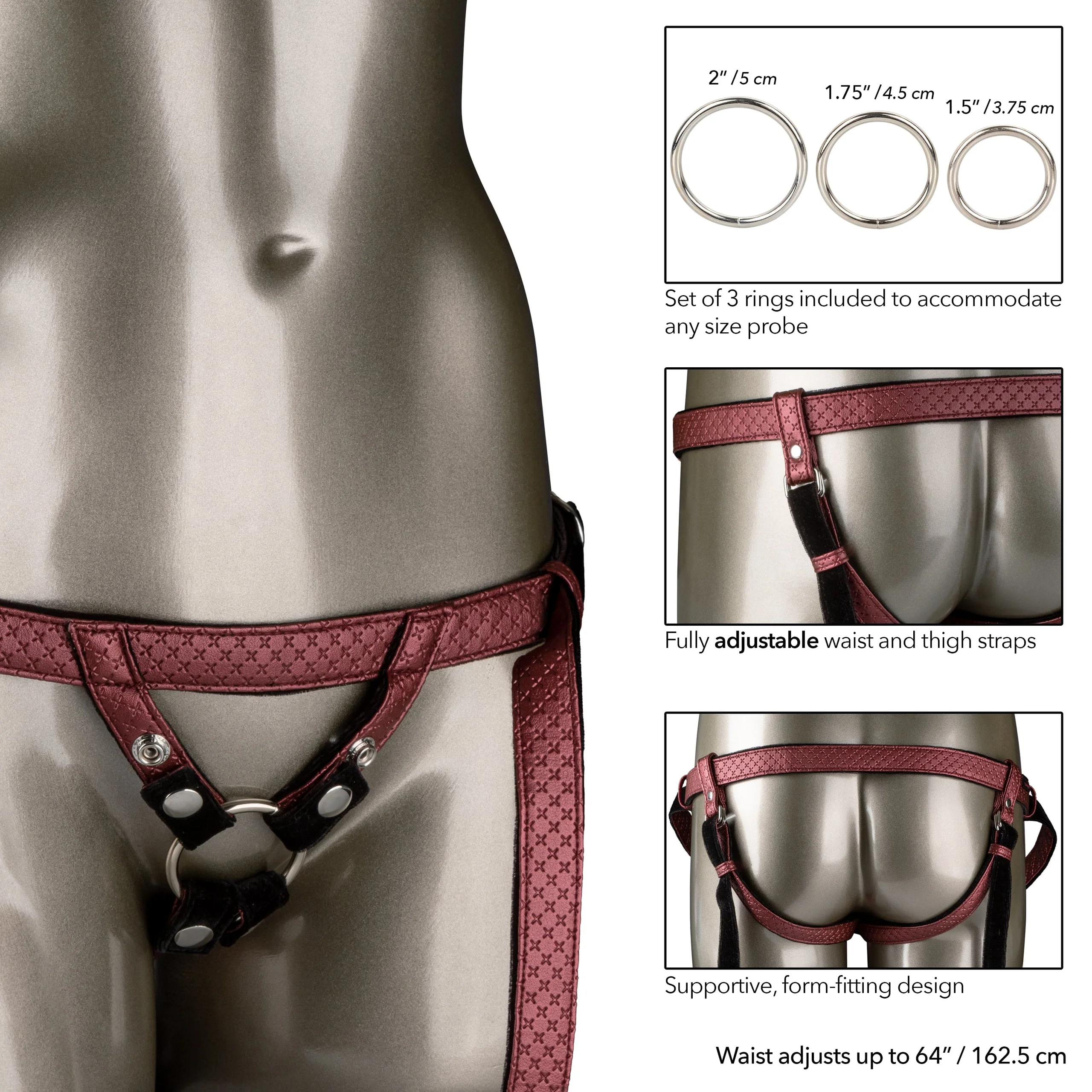 Her Royal Harness™ The Regal® Duchess Bronze O-Ring Harness