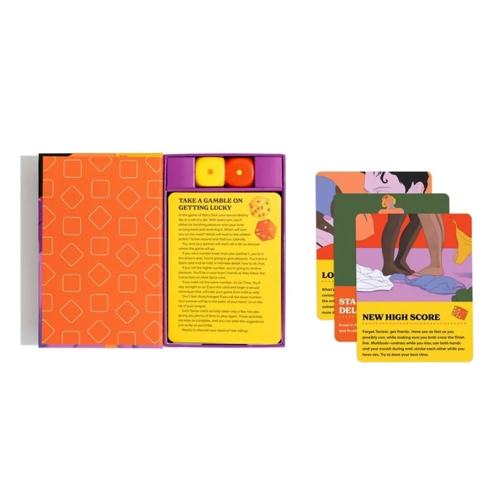Spicy Dice Game of Seductive Stakes with 52 Cards