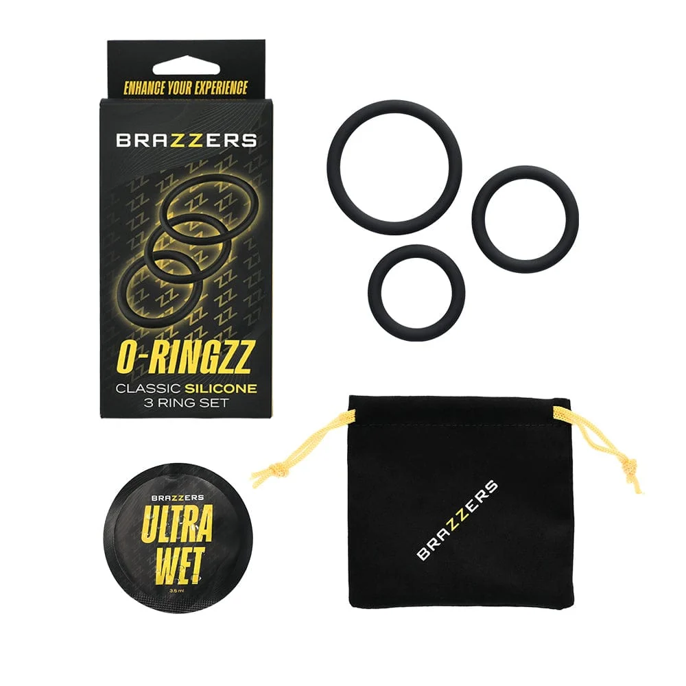 Brazzers O-Ringzz 3pc Silicone Cock Ring Set for Him