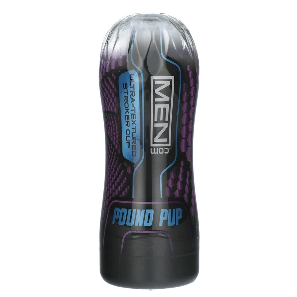 Men.com Ultimate Stroker Cup with Textured Silicone Sleeve and Suction