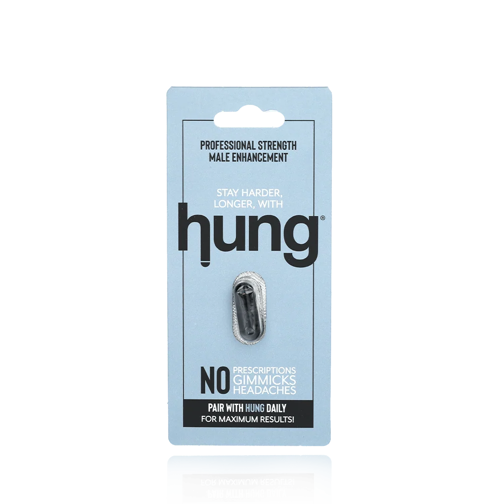 Hung Male Enhancement Pills for Stronger Performance, 12 Count Bottle