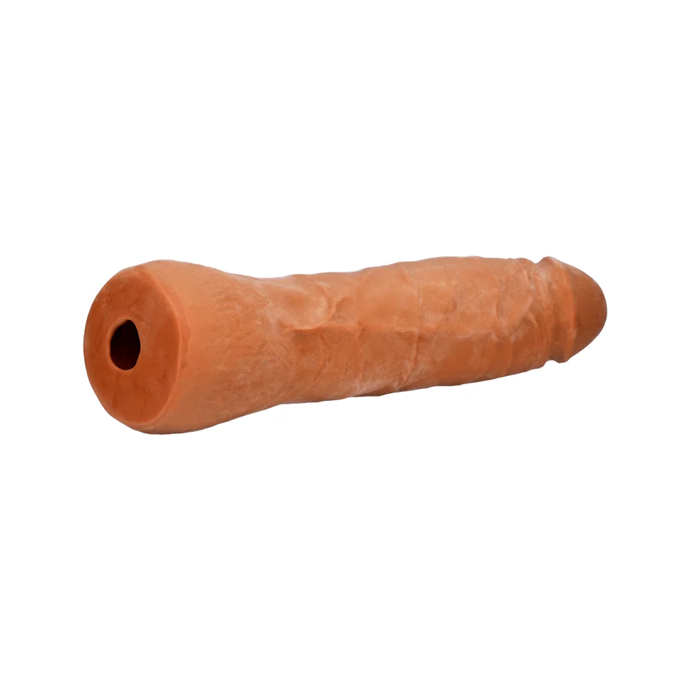Vac-U-Lock Ultraskyn 7 Inch Thin Dong 配件 棕褐色