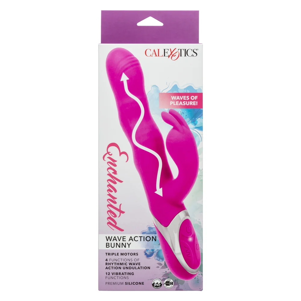 CalExotics Enchanted Wave Action Bunny Rabbit Vibrator with Triple Motors