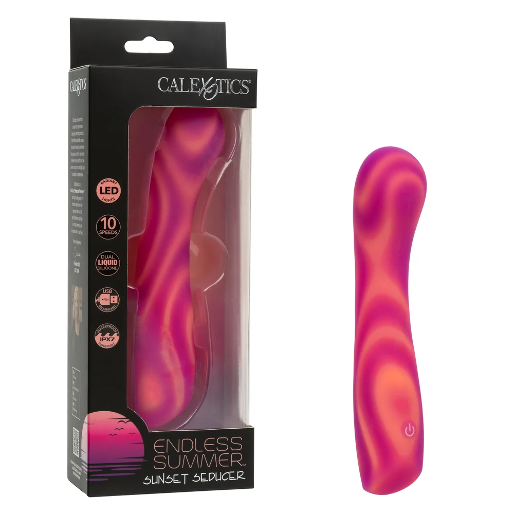 CalExotics Endless Summer Sunset Seducer LED Light Vibrator