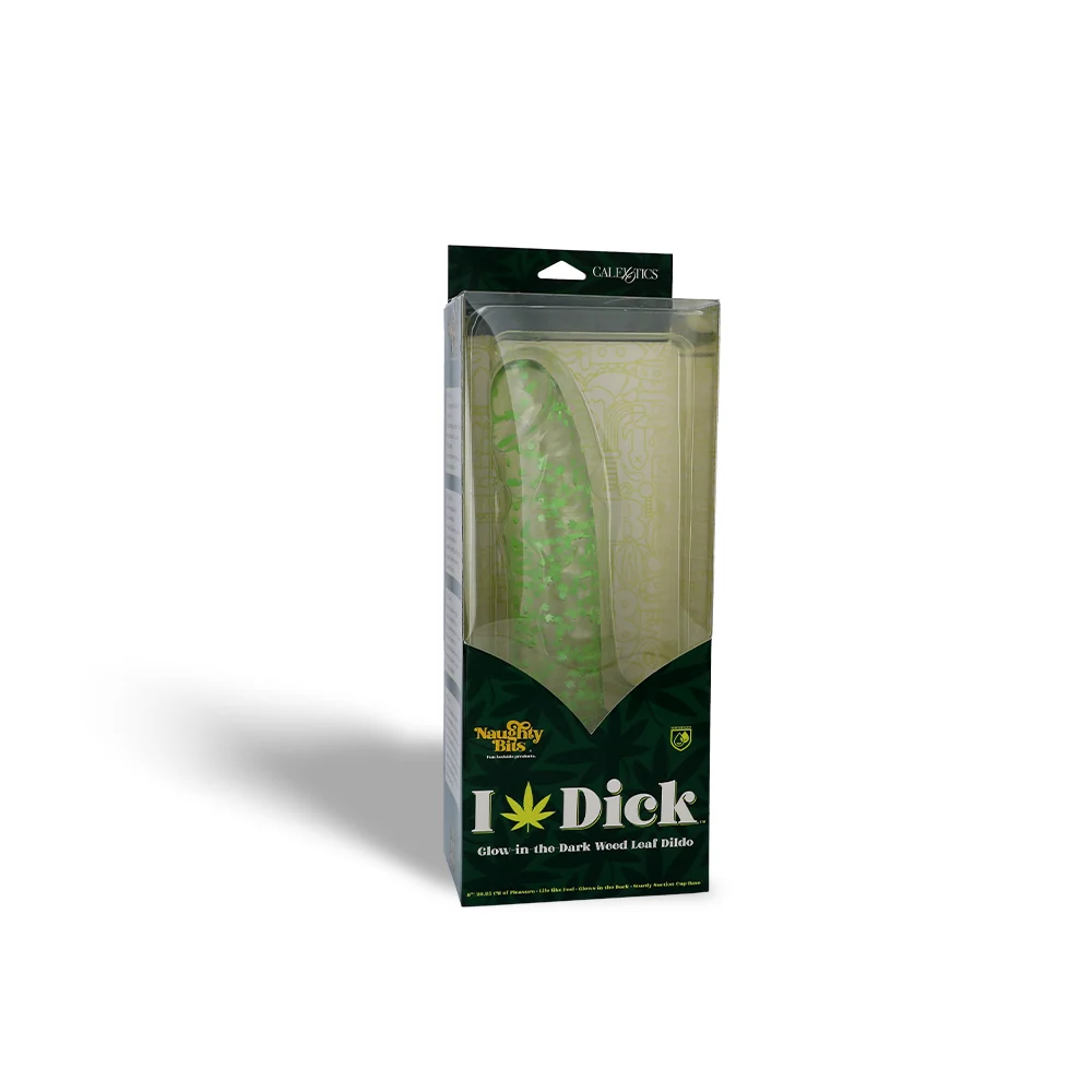 Naughty Bits I Leaf Dick Glow in the Dark Weed Leaf Dong