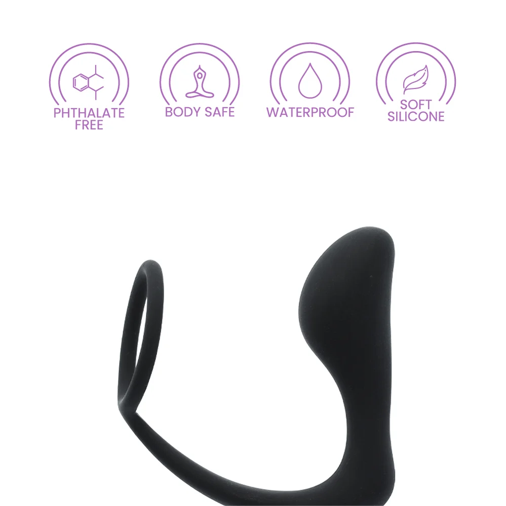 Anal Fantasy Ass-Gasm Cockring Plug in Elite Silicone