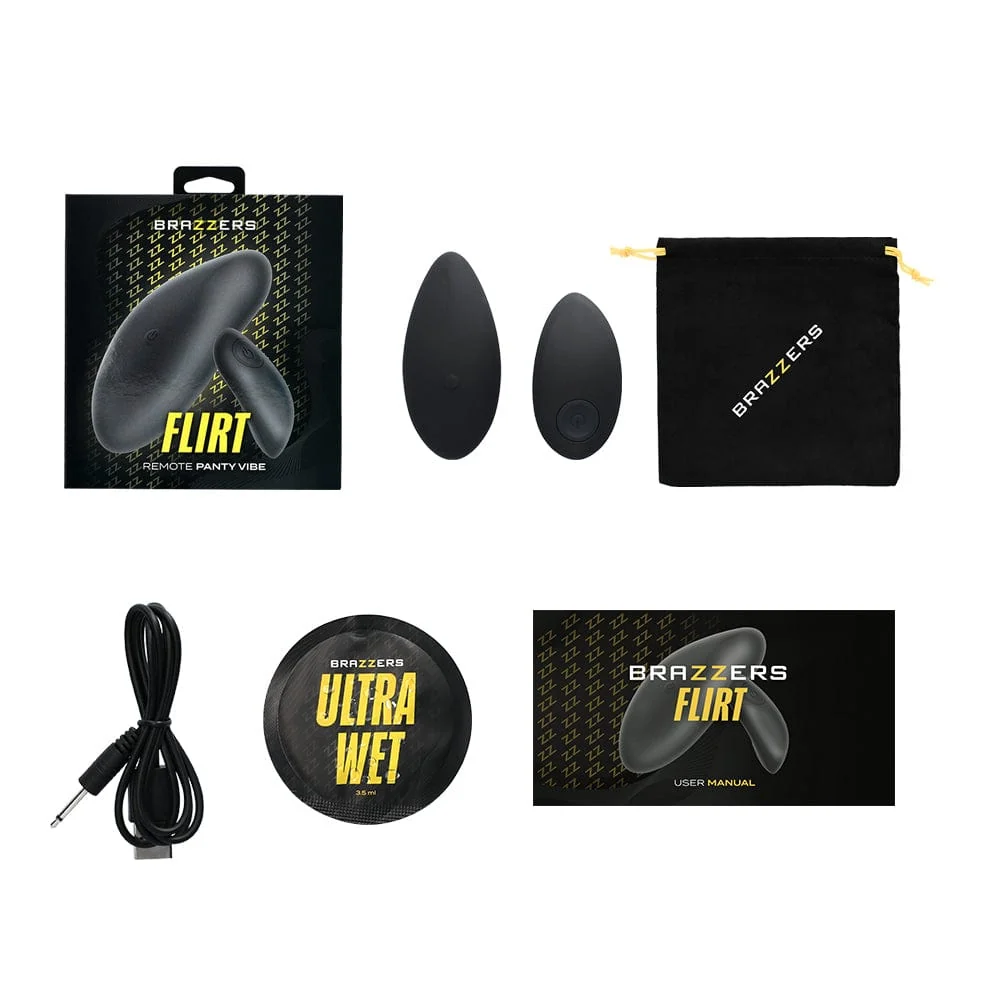 Brazzers Flirt 遥控防水内裤振动器
