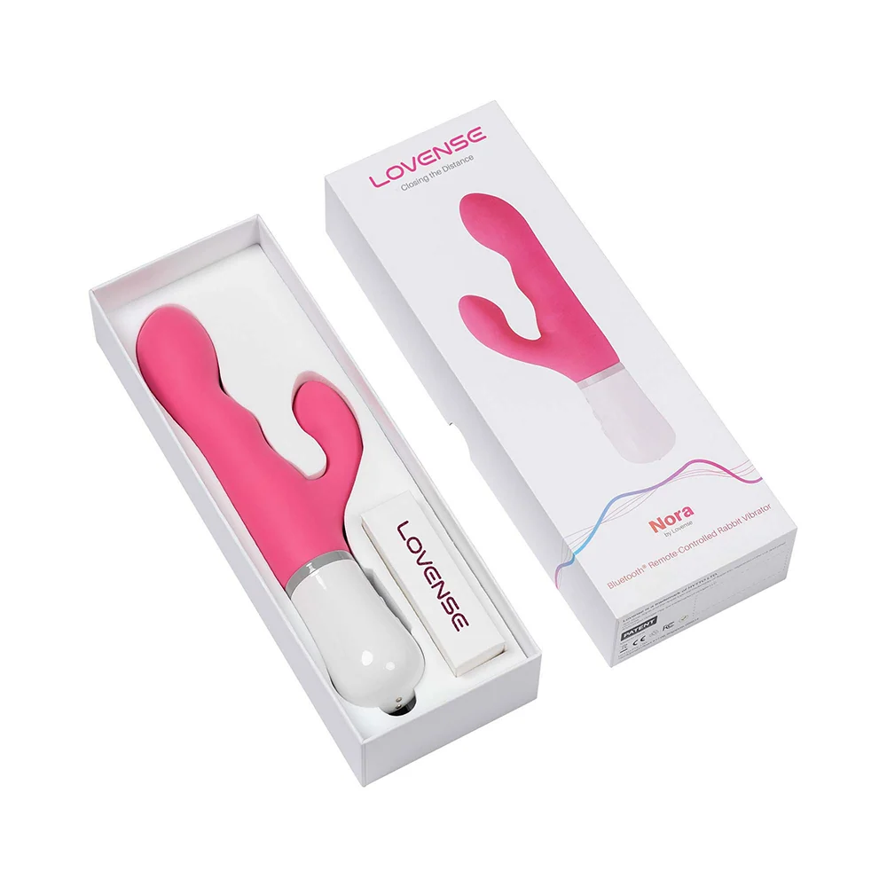 Lovense Nora App-Connected Rabbit Vibrator with Rotating Tip