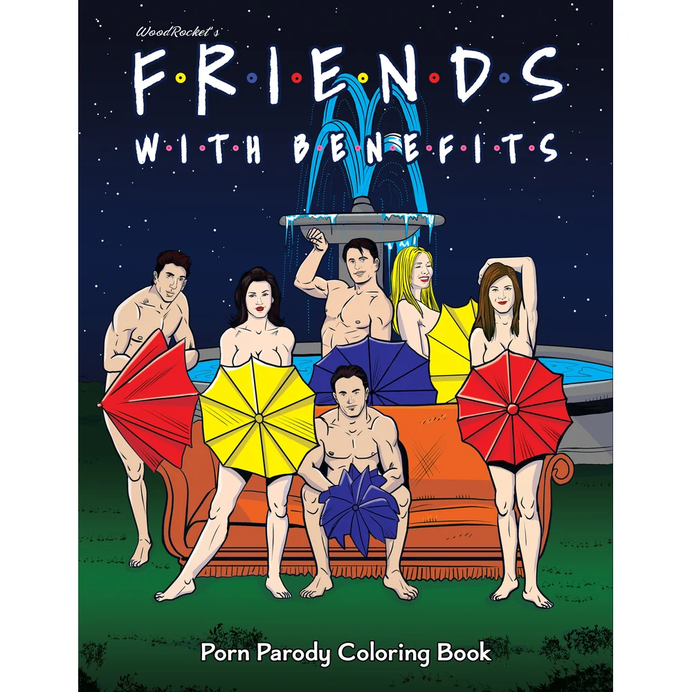 Friends With Benefits 成人涂色书 色情恶搞版，24 页