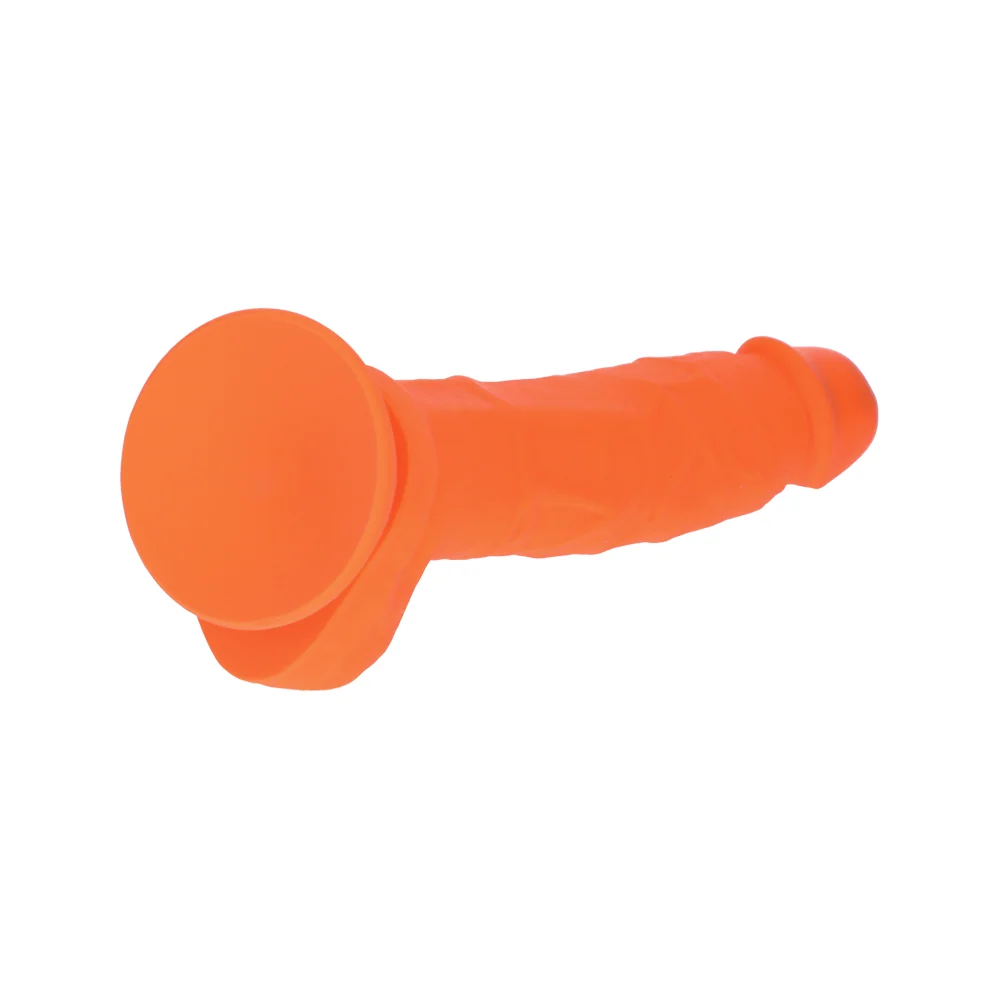 Neo Elite 8 Inch 双密度硅胶假阳具（带睾丸和吸盘）