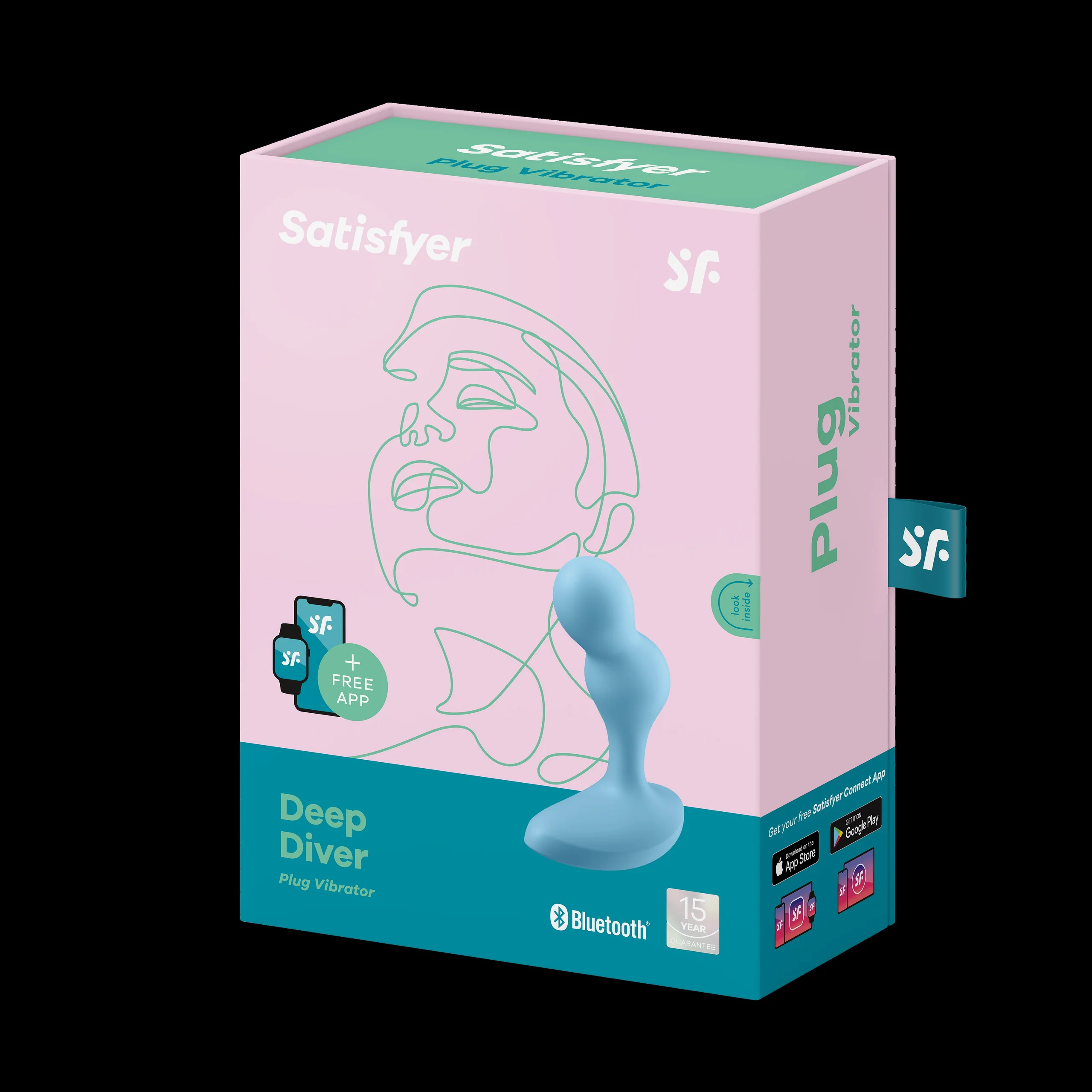 Satisfyer Deep Diver Vibrating Anal Plug with Spherical Structure