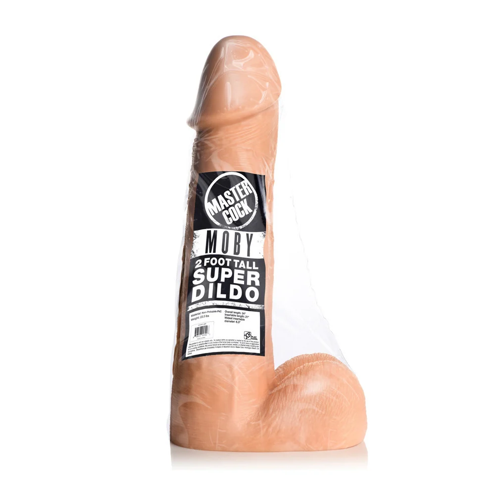 Master Cock Moby 2 Foot Tall Super Dildo in Firm PVC