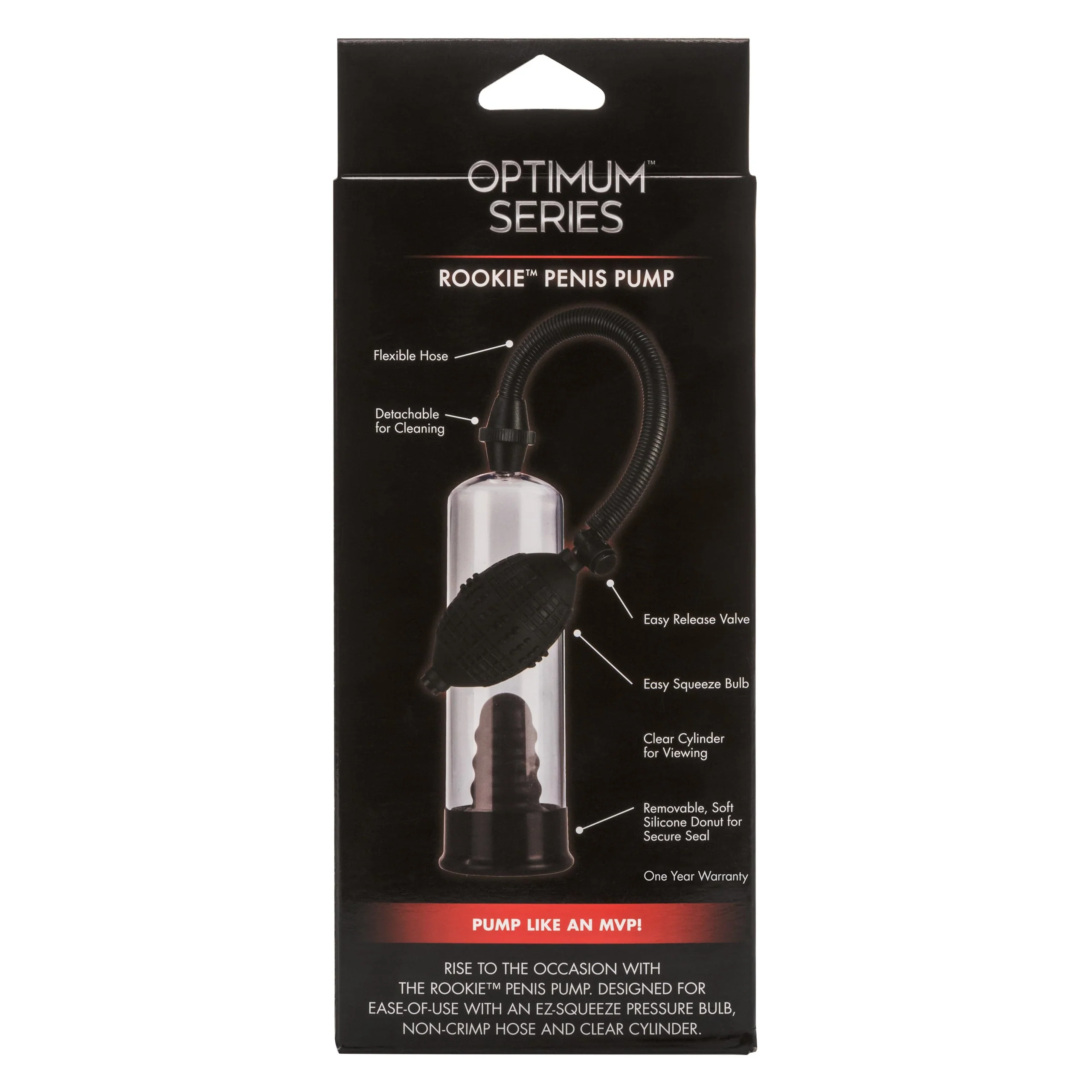 Optimum Series Rookie Penis Pump with EZ Squeeze Pressure Bulb