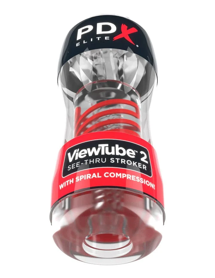 PDX Elite ViewTube 2 See-Thru Stroker for Visual Stimulation