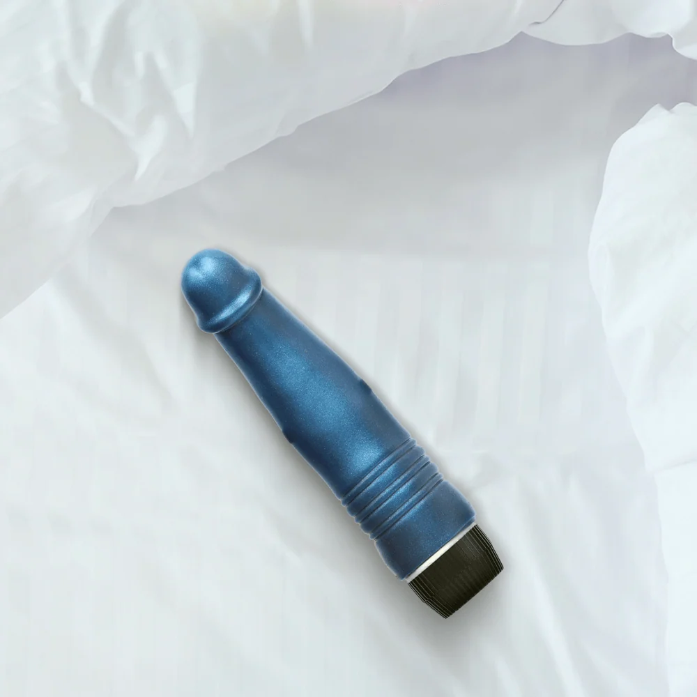 Midnight G-Spot Vibrator with Curved Tip, 6.75 Inches