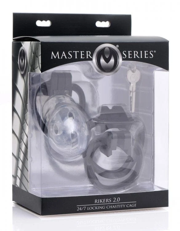 Master Series Rikers 2.0 内置锁扣贞操笼