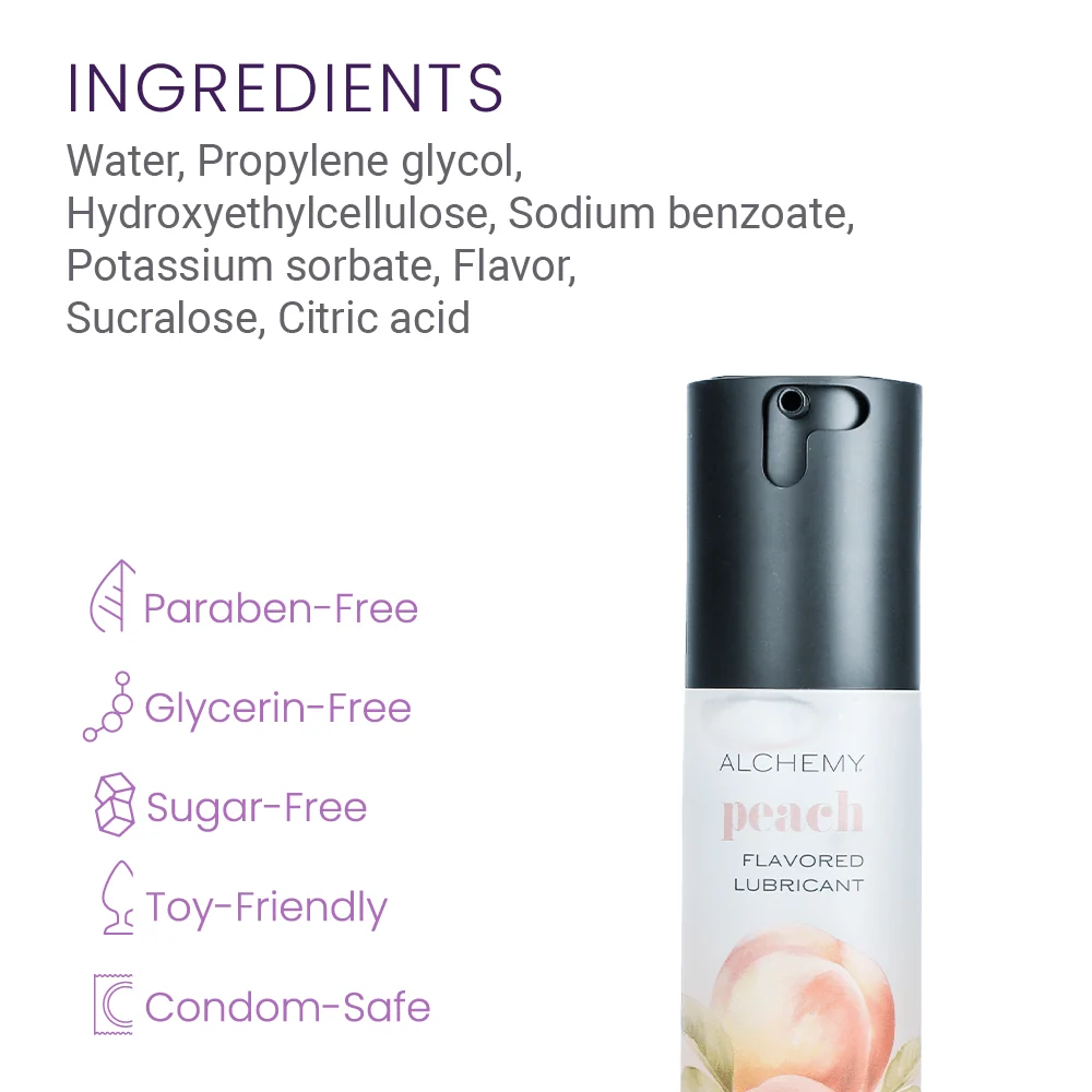 Alchemy Indulge Flavored Lubricant With Sugar-Free Water-Based Glide
