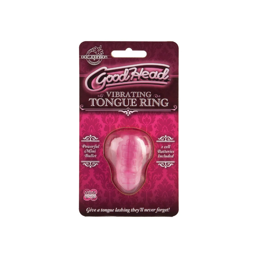 GoodHead Vibrating Tongue Ring by Doc Johnson for Oral Play