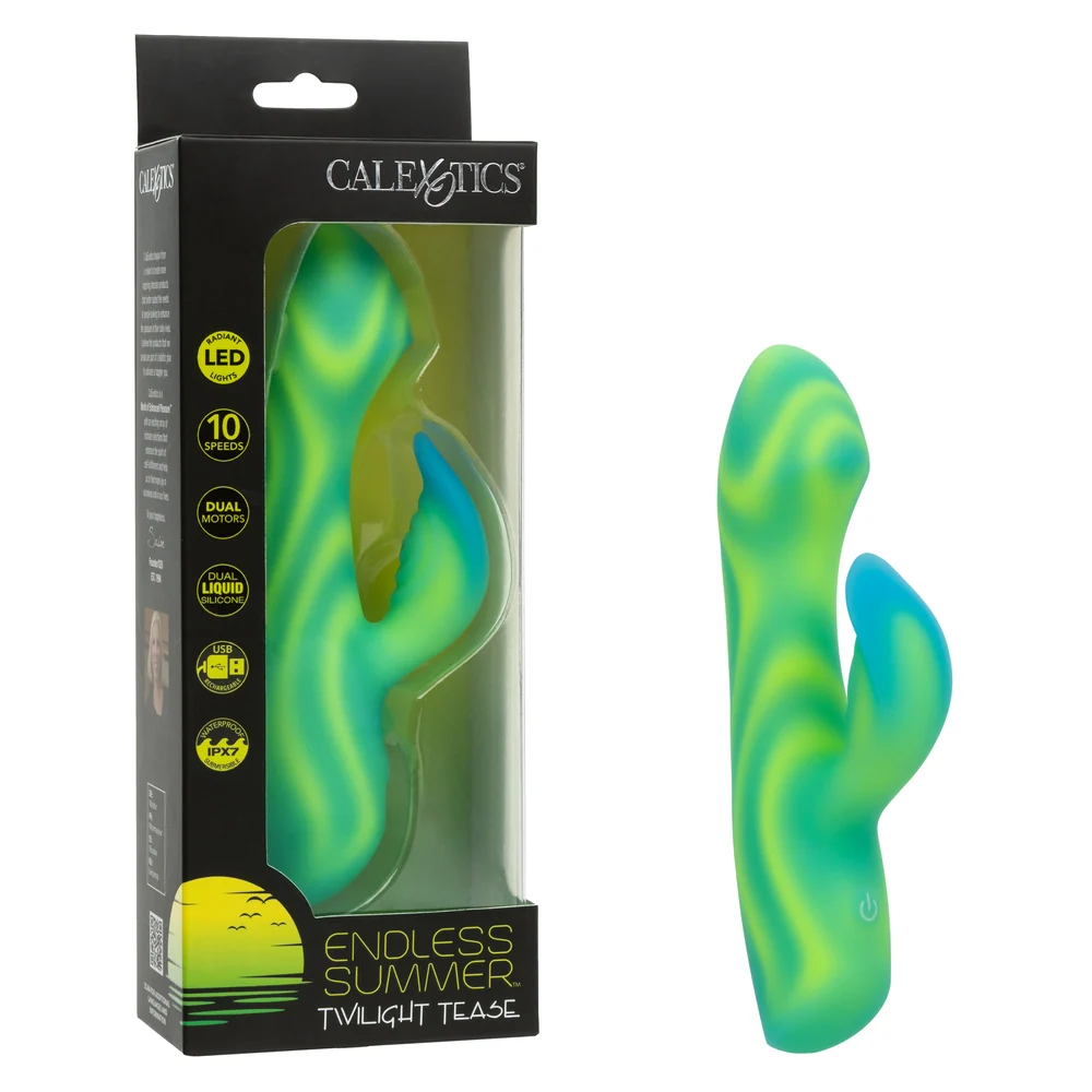 CalExotics Endless Summer Twilight Tease LED Light Rabbit Vibrator