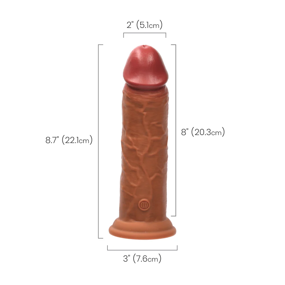 King Cock Elite Dual Density Vibrating Silicone Cock