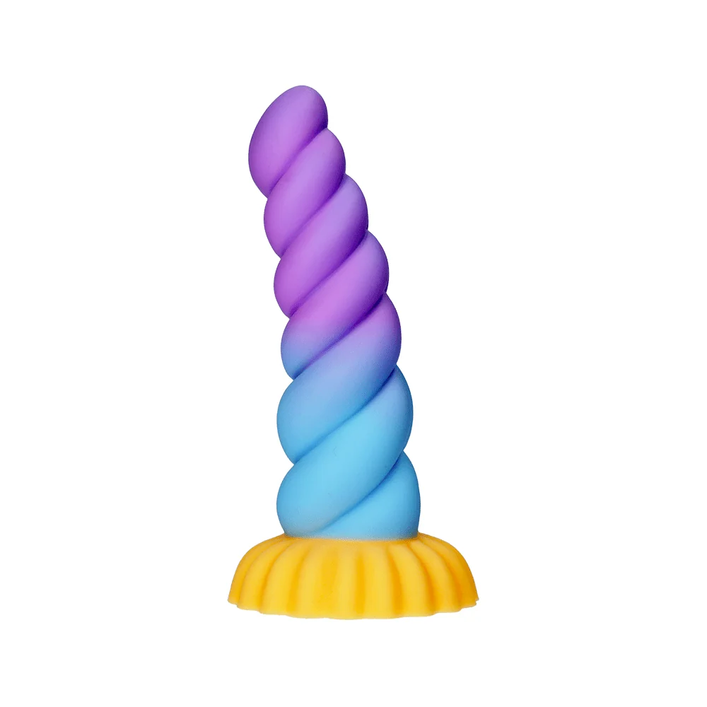 Creature Cocks Unicorn Horn Silicone Dildo with Suction Cup