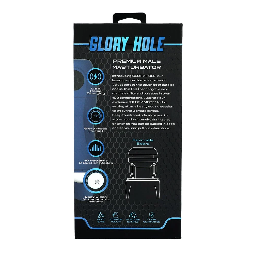 Men.Com Glory Hole 高级男性自慰器 with Turbo Glory 模式