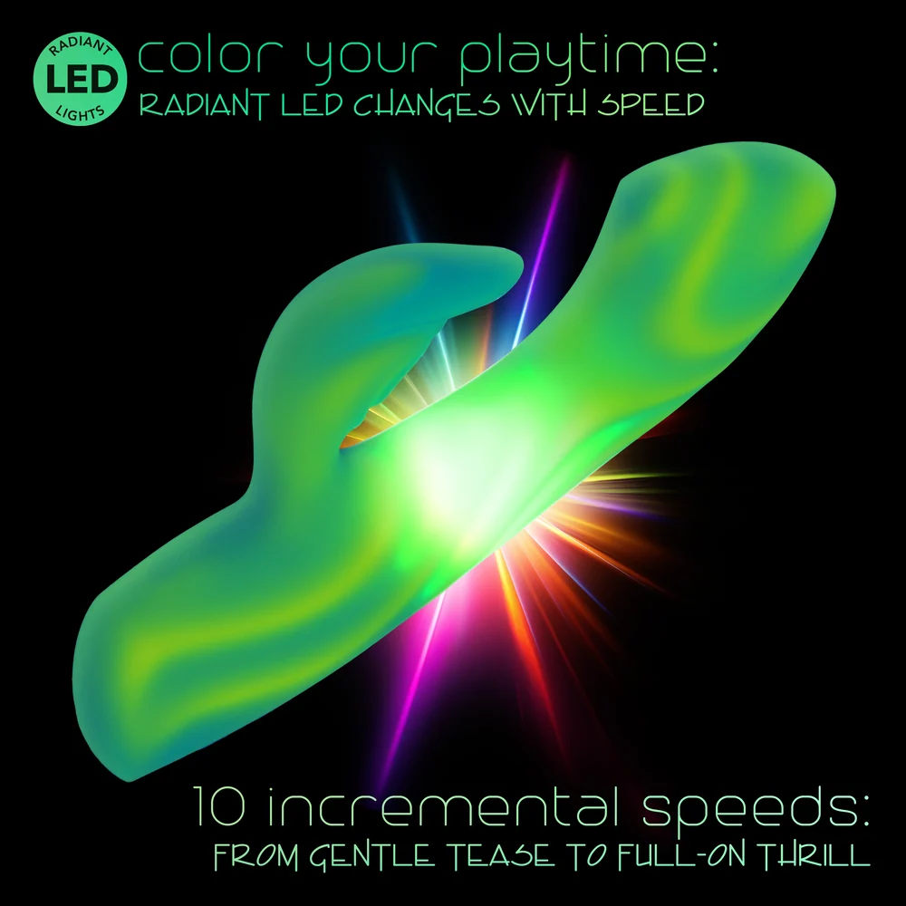 CalExotics Endless Summer Twilight Tease LED Light Rabbit Vibrator