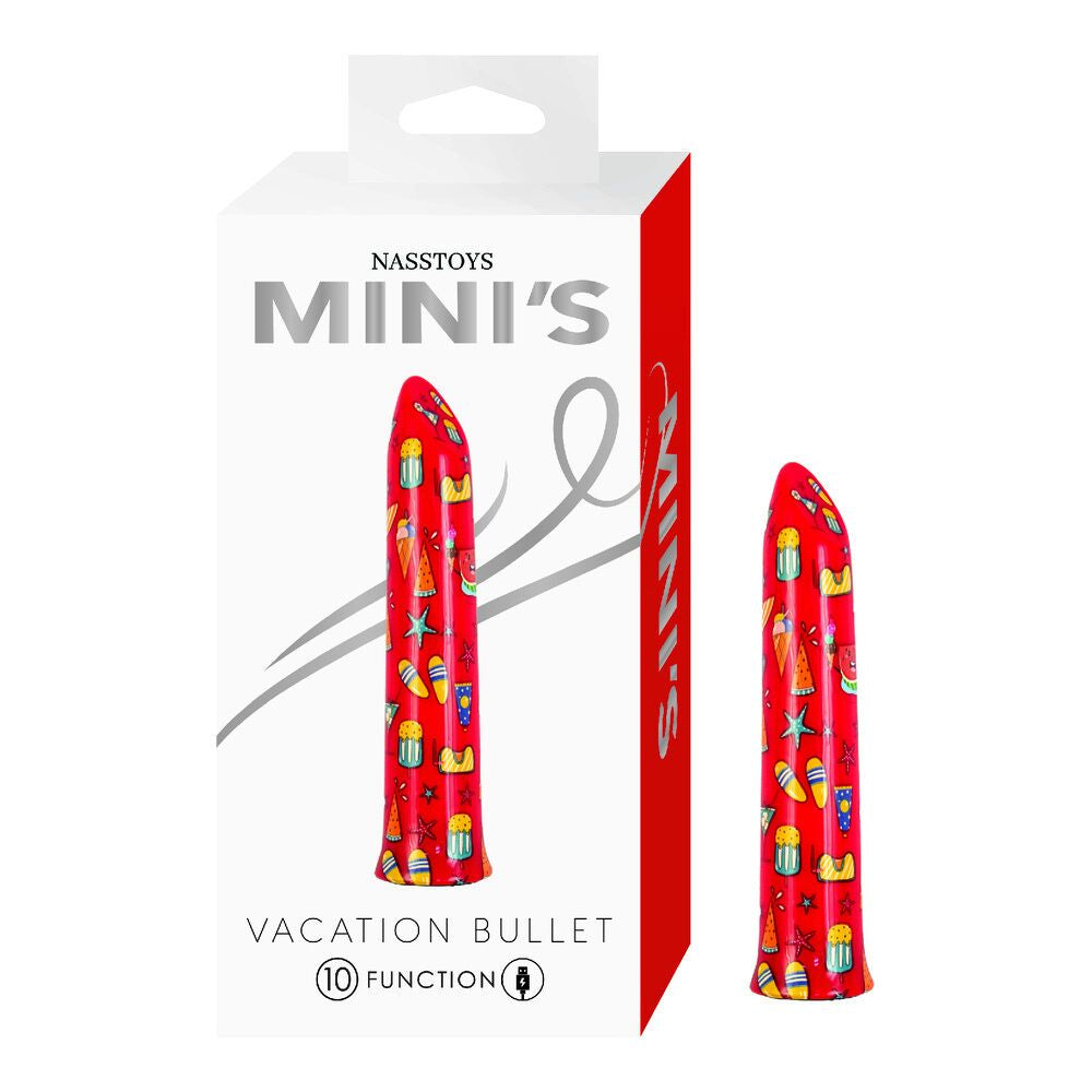 Nasstoys Mini's Vacation Bullet Vibrator in Summer Prints