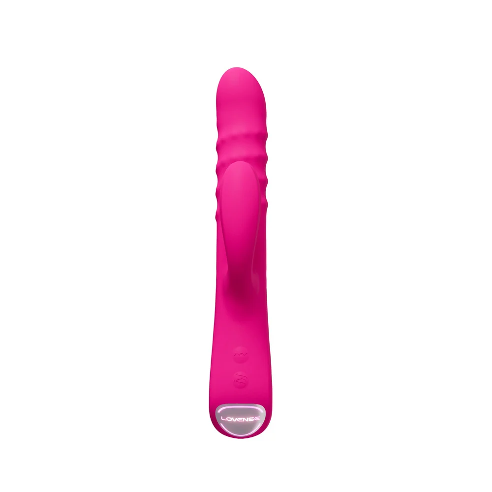 Lovense Velvo App-Controlled Rabbit Vibrator with Rolling Beads and NeoSpin
