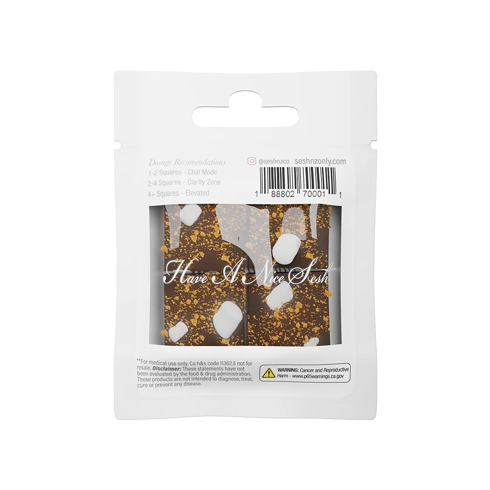 Seshnz Mushroom Blend Chocolate Half Bar - 2500 mg