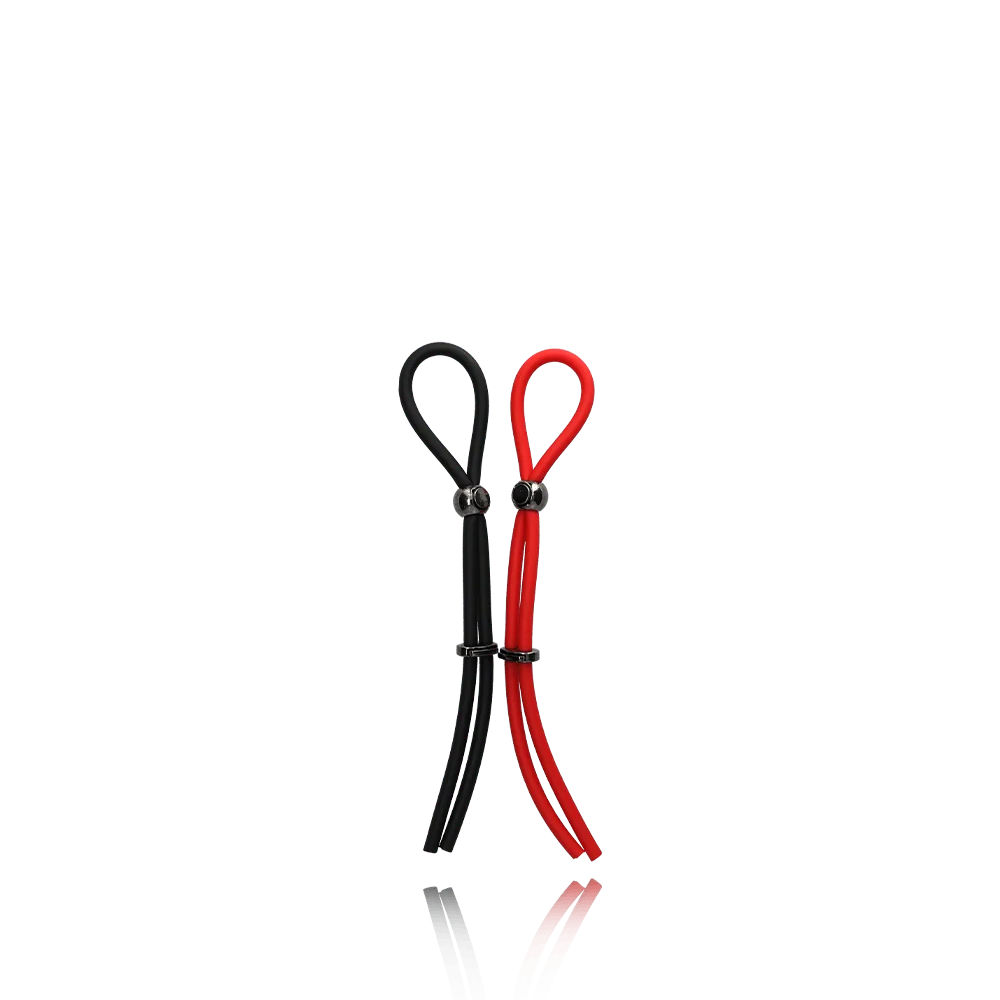 My Cockring Extreme Cocktie 2 Pack in Black and Red