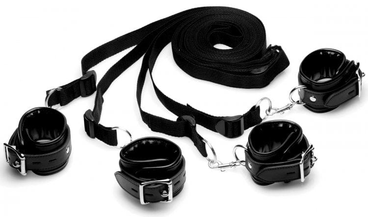 Strict Deluxe Bed Restraint Kit With Padded Cuffs