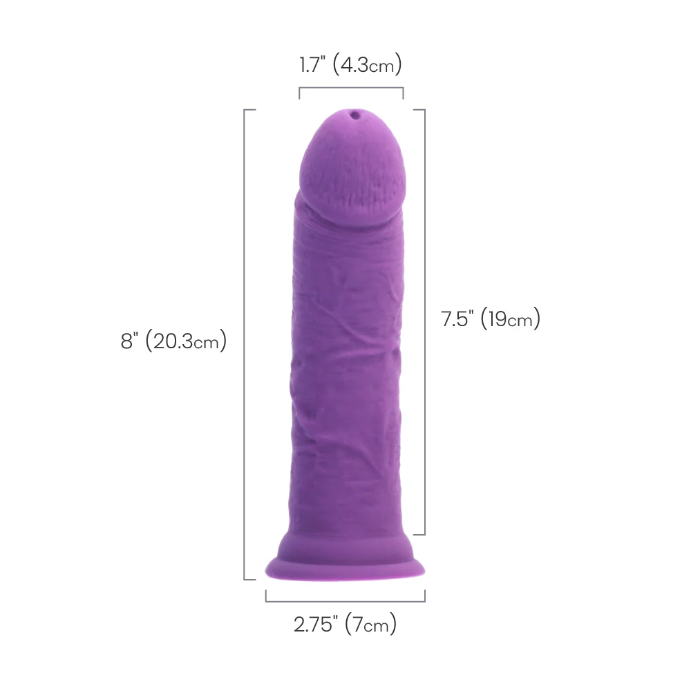 Ruse Jammy Purple G-Spot and Prostate Dildo