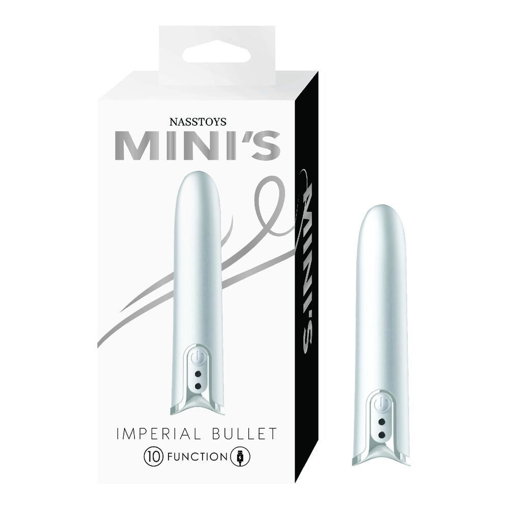 Nasstoys Mini's Imperial Silver Bullet Vibrator for Pinpoint Stimulation