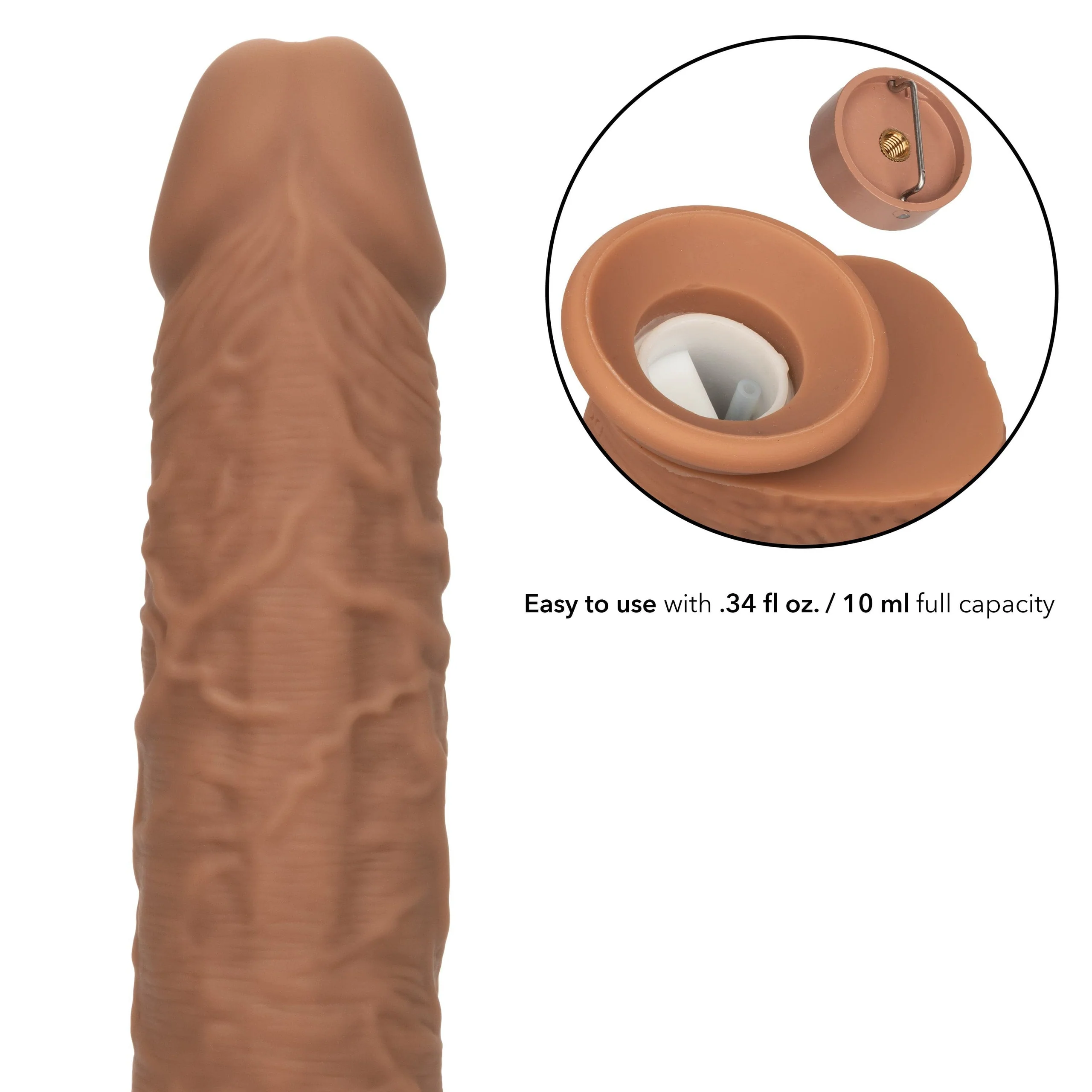 Squirting Fuck Stick Rechargeable Realistic Dildo with Suction Cup