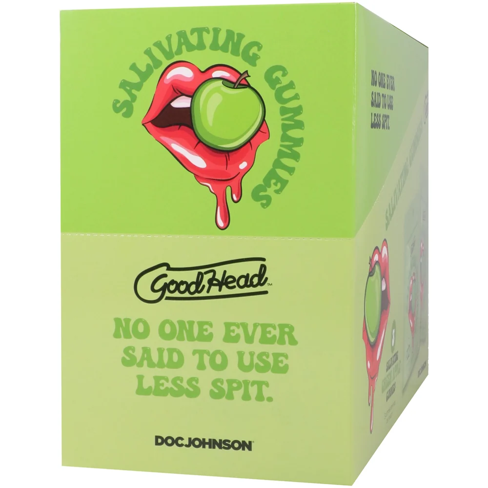 GoodHead Salivating Gummies in Green Apple and Watermelon