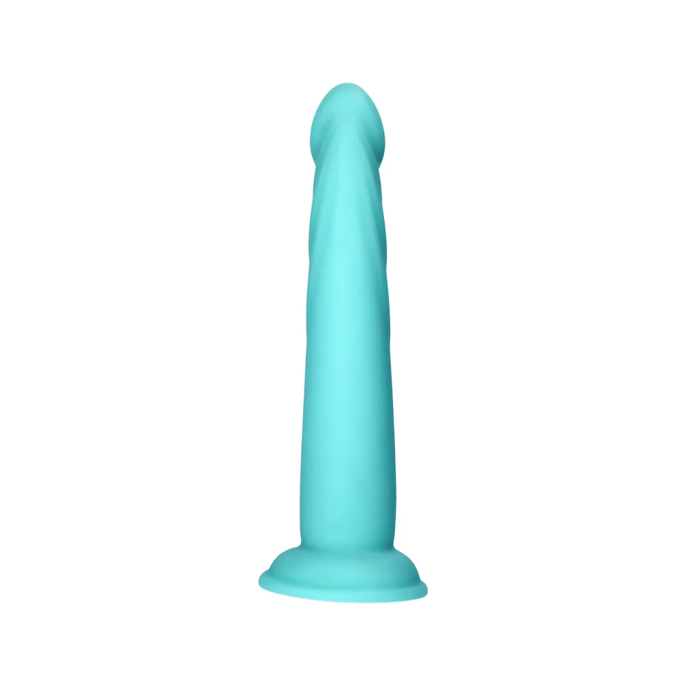 Dillio Platinum Slim Seven Silicone Dildo with Suction Cup