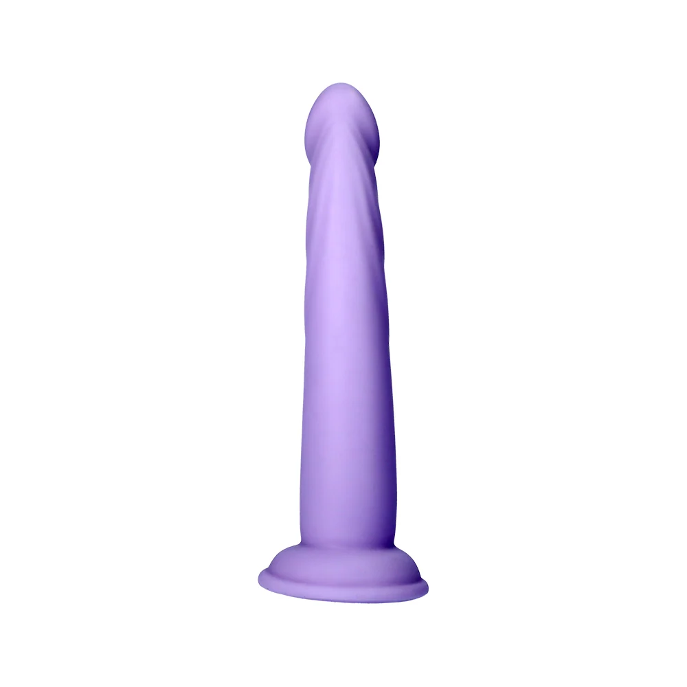 Dillio Platinum Slim Seven Silicone Dildo with Suction Cup