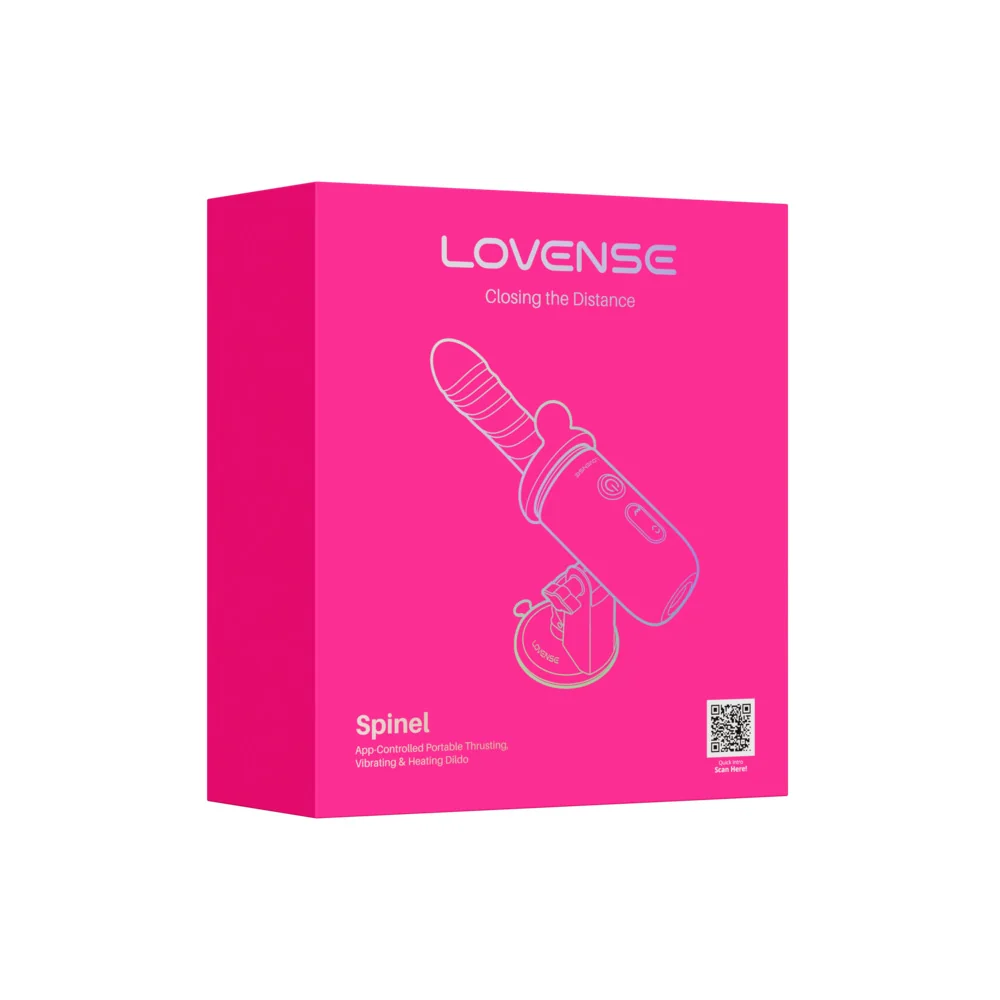 Lovense Spinel App-Controlled Thrusting, Vibrating and Heated Dildo Machine
