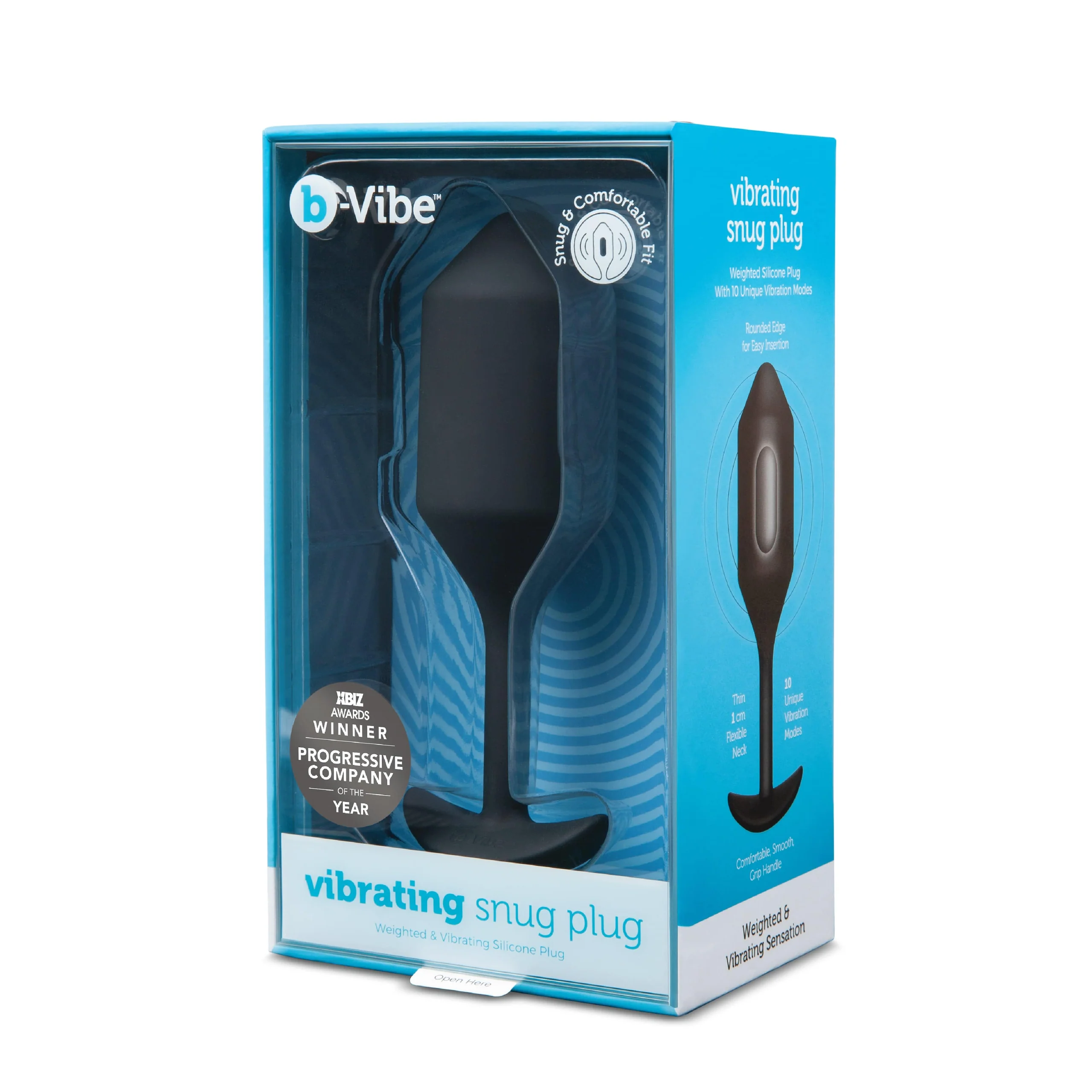 B-Vibe 振动 Snug Plug XL 黑色肛塞