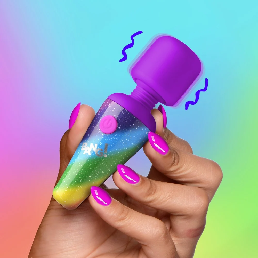 Bang! Rainbow Mini Massage Wand Vibrator